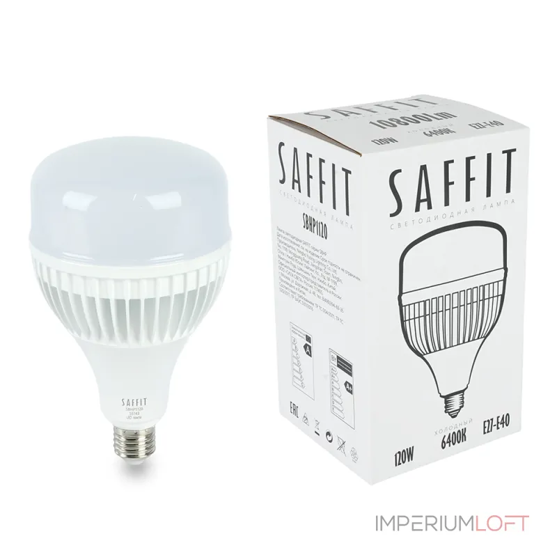 Лампа светодиодная Feron Saffit SBHP1120 Е27-E40 120Вт 6400K 55143 Лампа светодиодная Feron Saffit SBHP1120 Е27-E40 120Вт 6400K 55143
