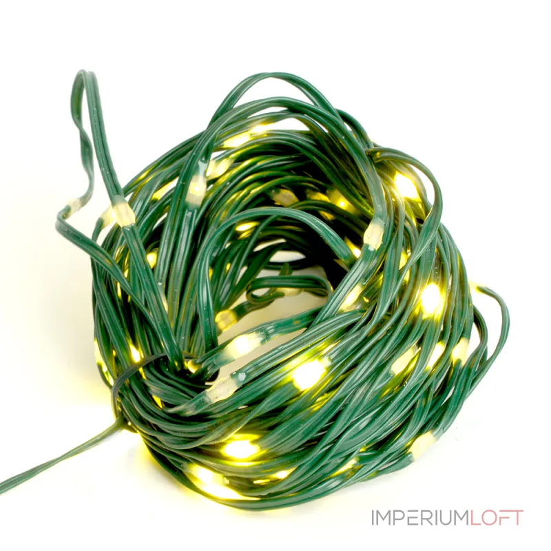 Гирлянда линейная FERON CL581 100LED 2700К (теплый белый) 10м+3м IP20 6W 48628
