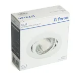Светильник потолочный встраиваемый Feron DL11 G5.3 IP20 50W