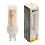 Лампа светодиодная диммируемая G9 10W 175-265V 2700K Feron 51741
