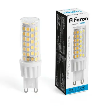 Лампа светодиодная Feron Lb 436 G9 13Вт 6400K 38154