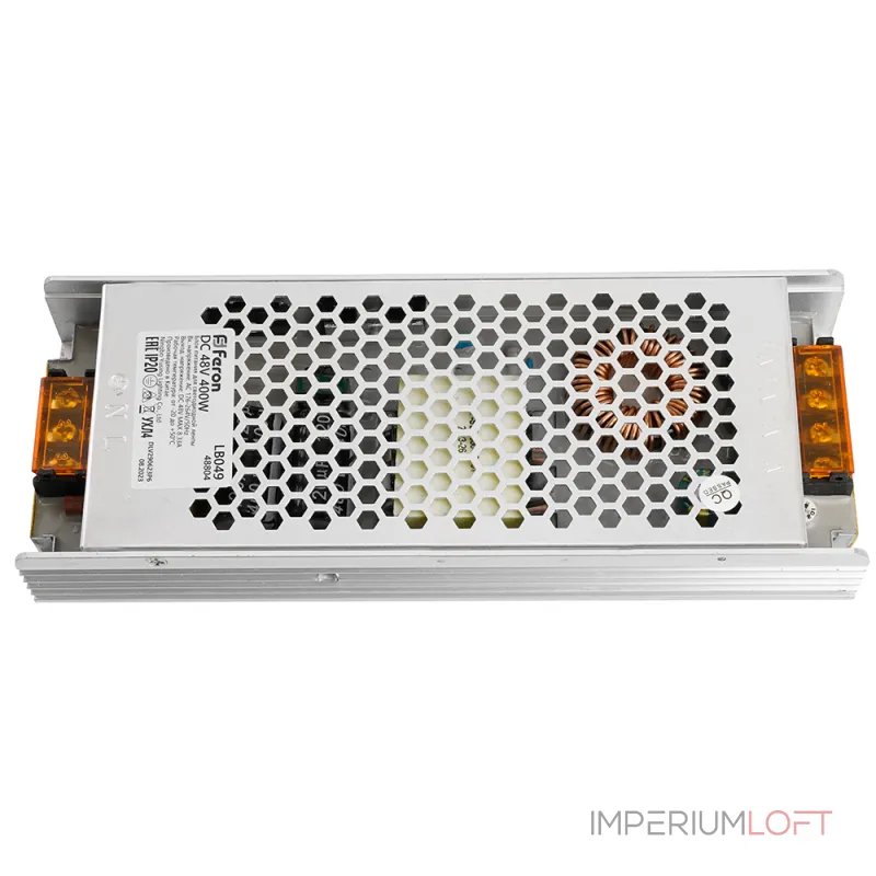 Трансформатор электронный для светодиодной ленты Feron LB049 48Вт 8,33A 400W 48804