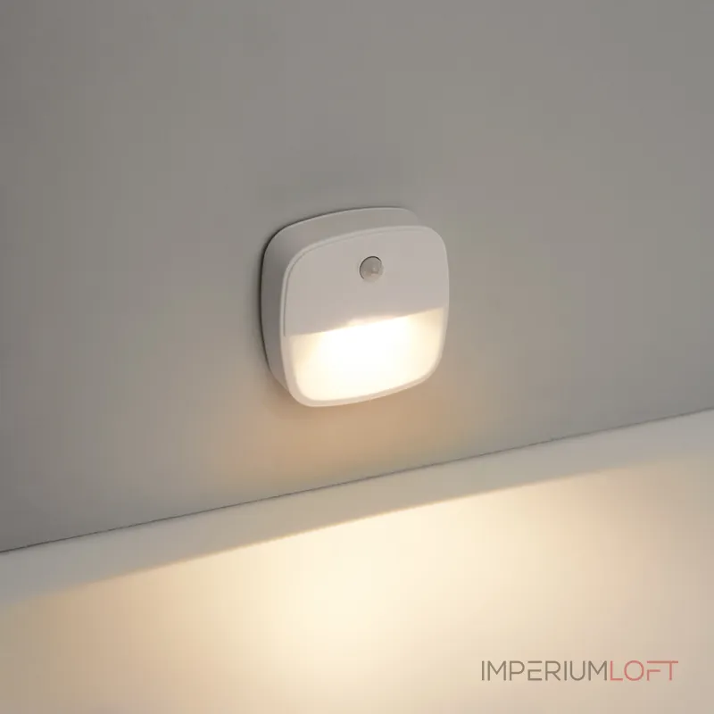 Светильник с датчиком движения и освещенности Feron FN1220 LED IP20 0.5W 4000К