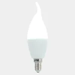 Лампа светодиодная SBC3720 Свеча на ветру E14 20W 230V 6400K Feron Saffit 55276