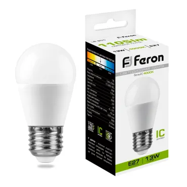 Лампа светодиодная Feron LB-950 E27 13Вт 4000K 38105