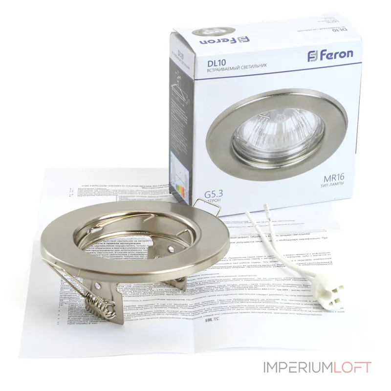 Встраиваемый светильник Feron DL10 15112 от ImperiumLoft Встраиваемый светильник Feron DL10 15112 от ImperiumLoft