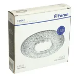 Встраиваемый светильник Feron 32655 Цвет арматуры хром Цвет плафонов белый