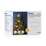 Гирлянда линейная FERON CL02 20LED (желтый) 2м+15м IP20 12W 32288