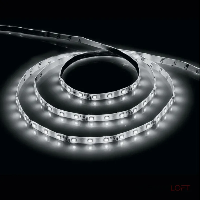 Светодиодная LED лента Feron LS603, 60SMD(2835)/m 4.8W/m 12V 5m 4000К 41446