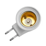 Патрон-переходник Feron LH61 с E27 на розетку (для лампы E27) 250V 41039