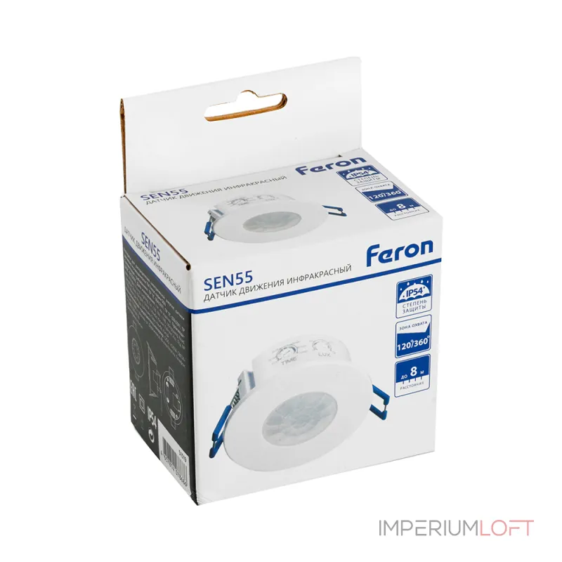 Датчик движения и освещенности Feron SEN55 51519
