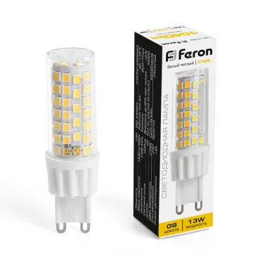 Лампа светодиодная Feron Lb 436 G9 13Вт 2700K 38152