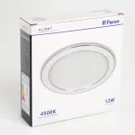 Светодиодный встраиваемый светильник Feron AL1527 LED IP20 12W 4500К