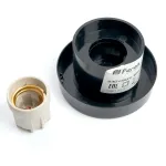 Наземный низкий светильник Feron Saffit Оптима 11563 Цвет арматуры черный Цвет плафонов коричневый