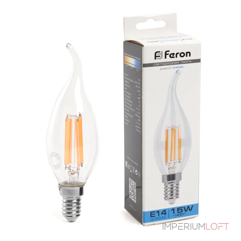 Лампа светодиодная Feron LB-718 E14 15Вт 6400K 38264 Лампа светодиодная Feron LB-718 E14 15Вт 6400K 38264