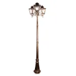 Фонарный столб Feron Палермо 11646 Цвет арматуры золото Цвет плафонов прозрачный от ImperiumLoft