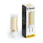 Лампа светодиодная Feron Lb 434 G4 9Вт 2700K 38143