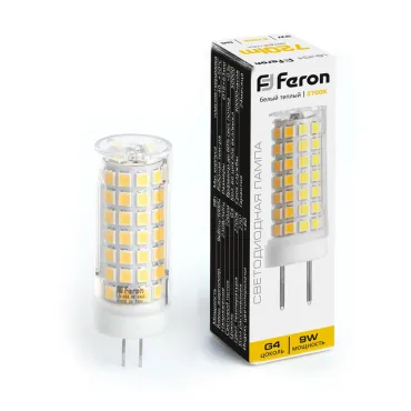 Лампа светодиодная Feron Lb 434 G4 9Вт 2700K 38143