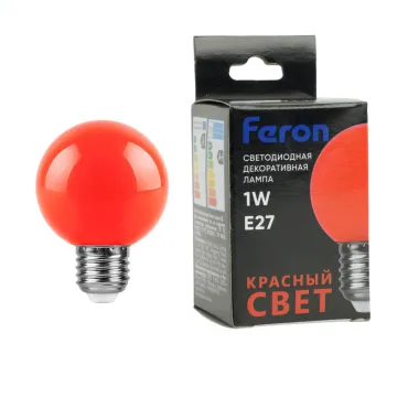 Лампа светодиодная Feron LB-37 E27 1Вт K 25116 Лампа светодиодная Feron LB-37 E27 1Вт K 25116