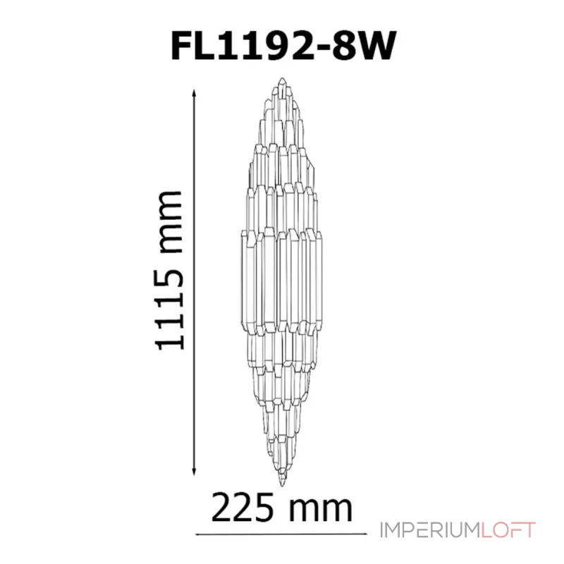 Бра Fluorite Selena FL1192-8W