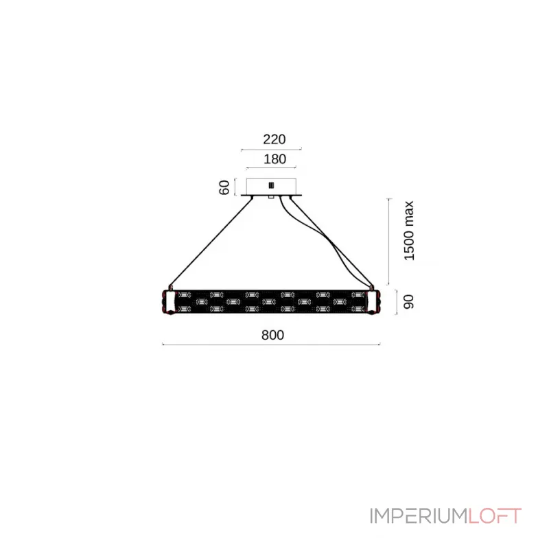 Подвесная люстра Fluorite Festo FL1052-10P Подвесная люстра Fluorite Festo FL1052-10P