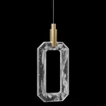 Подвесной светильник Fluorite Flagranti Brass FL1173-1P с лаконичным стеклянным плафоном