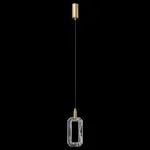 Подвесной светильник Fluorite Flagranti Brass FL1173-1P с лаконичным стеклянным плафоном