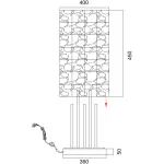 Торшер Fluorite Basis FL1044-9F