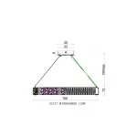 Подвесная люстра Fluorite Ravissement FL1057-10P