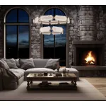 Люстра подвесная Fluorite Epico FL1150-10P от ImperiumLoft