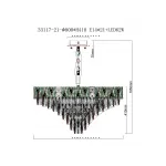 Люстра подвесная Fluorite Delight FL1088-21P от ImperiumLoft