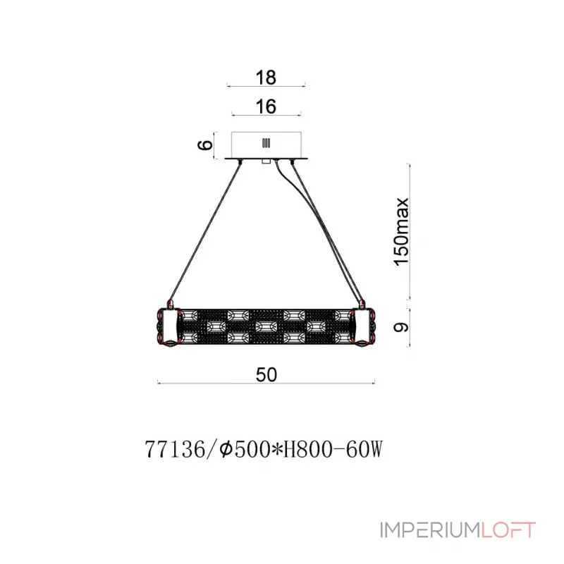 Подвесная люстра Fluorite Festo FL1051-6P Подвесная люстра Fluorite Festo FL1051-6P