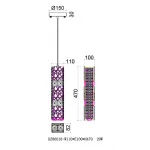 Подвесной светильник Fluorite Ravissement FL1068-1P