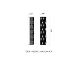 Настенный светильник (Бра) Fluorite Festo FL1051-3W от ImperiumLoft
