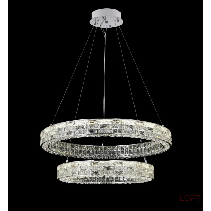 Люстра подвесная Fluorite Festo FL1052-20P от ImperiumLoft