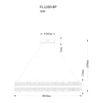 Люстра подвесная Fluorite Donum FL1160-8P