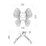 Бра Fluorite Borboleta FL1103-1W2