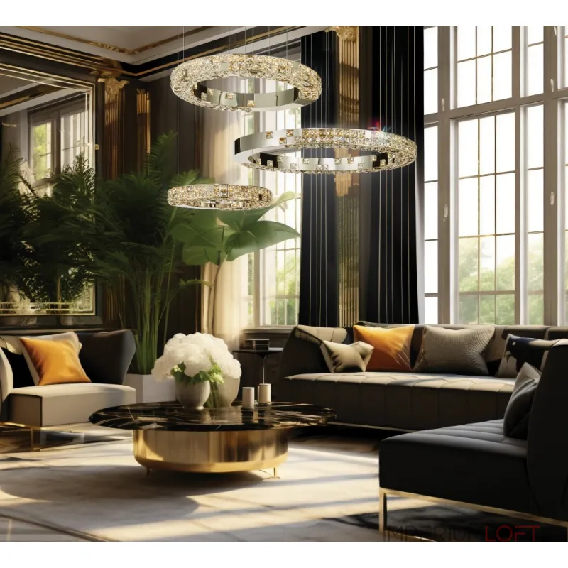 Люстра подвесная Fluorite Elegance FL1106-30P от ImperiumLoft