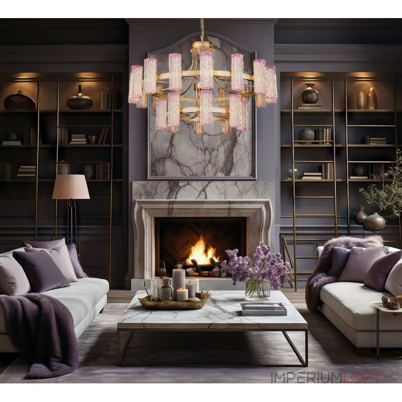 Люстра подвесная Fluorite Inverno FL1090-24P от ImperiumLoft