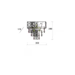 Настенный светильник (Бра) Fluorite Majeste FL1060-3W от ImperiumLoft