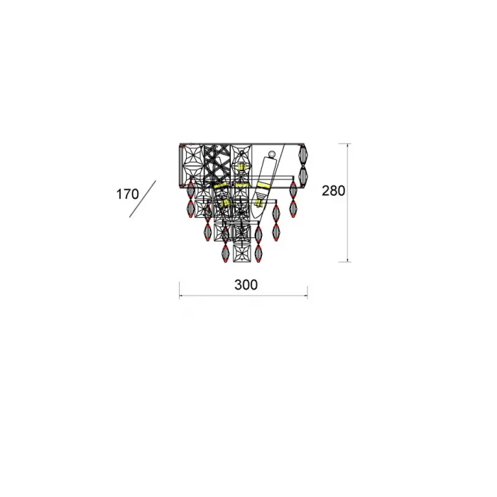 Настенный светильник (Бра) Fluorite Majeste FL1060-3W от ImperiumLoft