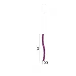 Подвесной светильник Fluorite Ravissement FL1057-3P от ImperiumLoft