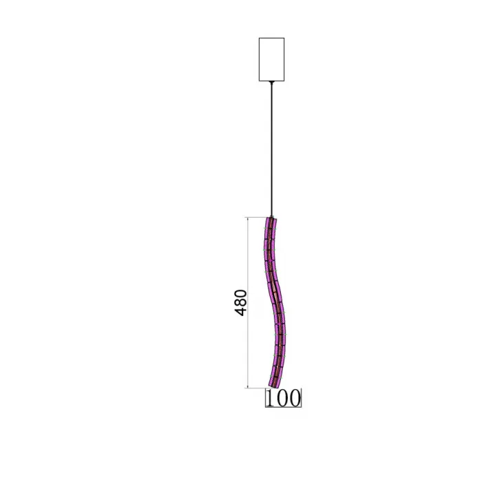 Подвесной светильник Fluorite Ravissement FL1057-3P от ImperiumLoft