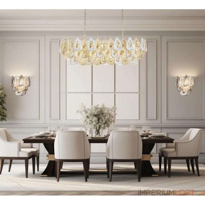 Подвесная люстра Fluorite Finezza FL1092-16P Подвесная люстра Fluorite Finezza FL1092-16P