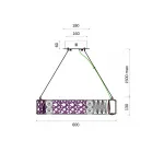 Подвесная люстра Fluorite Ravissement FL1057-6P