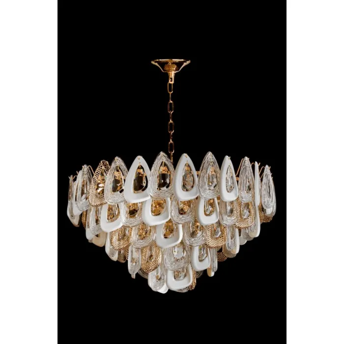 Люстра подвесная Fluorite Finezza FL1092-18P от ImperiumLoft