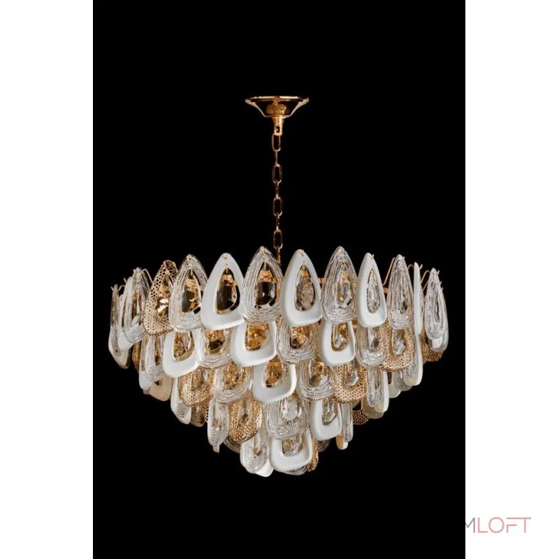 Подвесная люстра Fluorite Finezza FL1092-18P Подвесная люстра Fluorite Finezza FL1092-18P