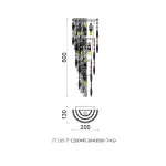 Настенный светильник (Бра) Fluorite Vetto FL1147-7W