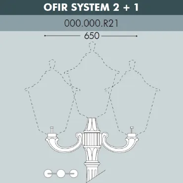 Консоль для паркового фонаря FUMAGALLI OFIR SYS 2L+1 000.000.R21.A0 Консоль для паркового фонаря FUMAGALLI OFIR SYS 2L+1 000.000.R21.A0