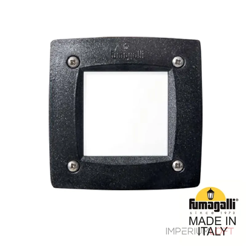 Светильник для подсветки лестниц встраиваемый FUMAGALLI LETI 100 Square 3C1.000.000.AYG1L Светильник для подсветки лестниц встраиваемый FUMAGALLI LETI 100 Square 3C1.000.000.AYG1L